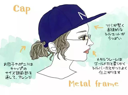 接地氣的小仙女一定要看看！冬天佩戴上帽子和眼鏡